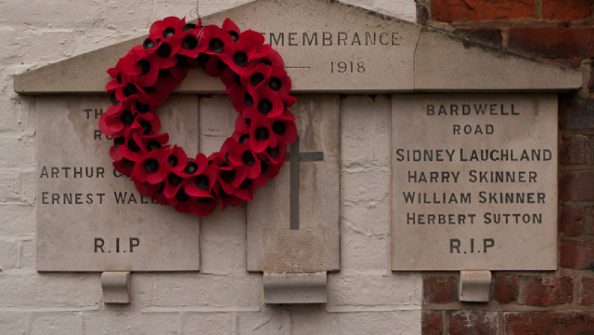 World War 1 Street Memorial Bardwell Road copyright Ian Capper